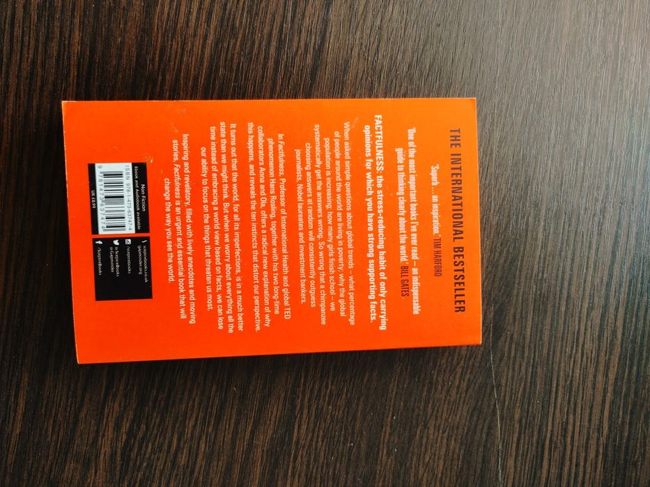 Factfulness, Hans Rosling, limba engleză