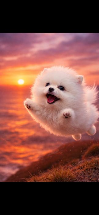 Померанские шпицы, щенки белые, открыта броньоткрыта бронь