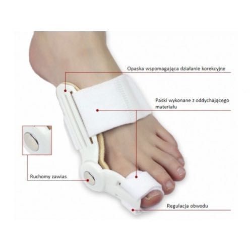 Коригиращи шини за изпъкнало кокалче и силиконови разделители