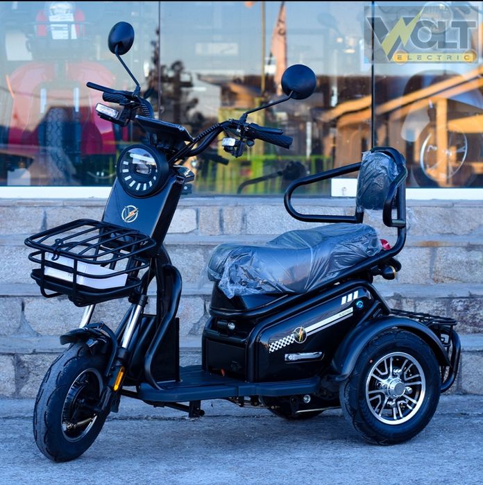 Електрическа триколка Volt Electric PUDDING PRO 1800W, двуместна, нови