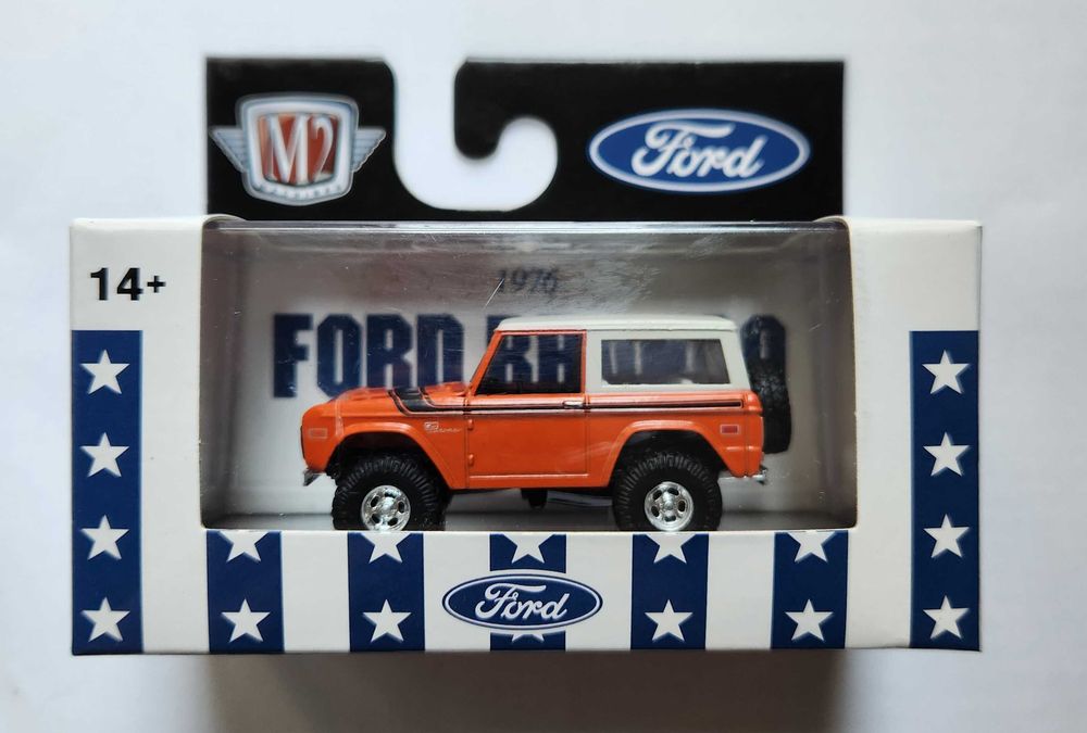 Macheta Auto Pentru Colectie 1976 Ford Bronco M2 Machines