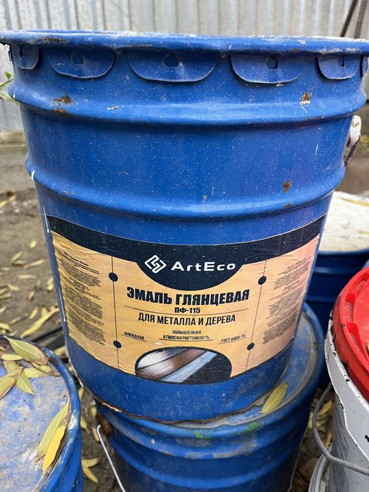 Краска 20 литр эмаль белый