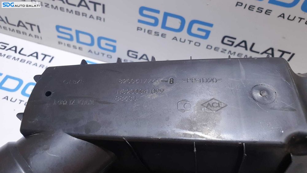 Corp Carcasa Filtru Aer Dacia Logan 2 MCV 1.2 B 2013 - 2017 Cod 8200517765 H8200341099