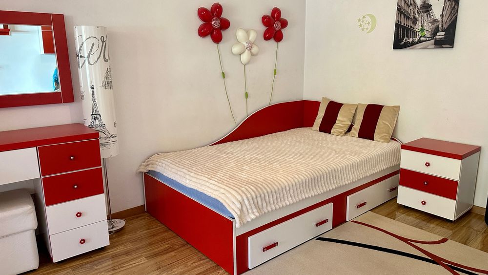 Mobilier complet cameră fetițe – stare impecabilă, ca nou