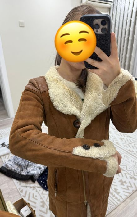 Зимняя Дубленка б/у.