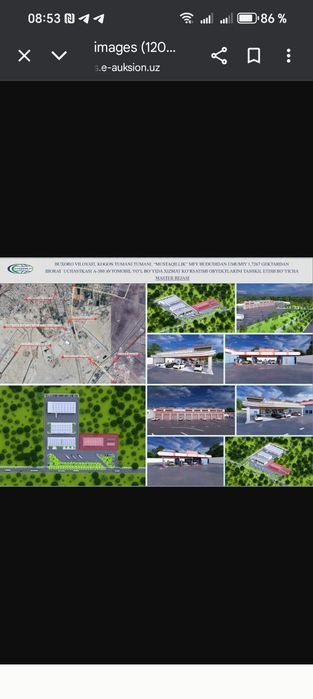 Когон туман Мустакалик Кнаф 41 ер майдони сотила