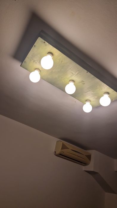 Lustre lemn  la comanda