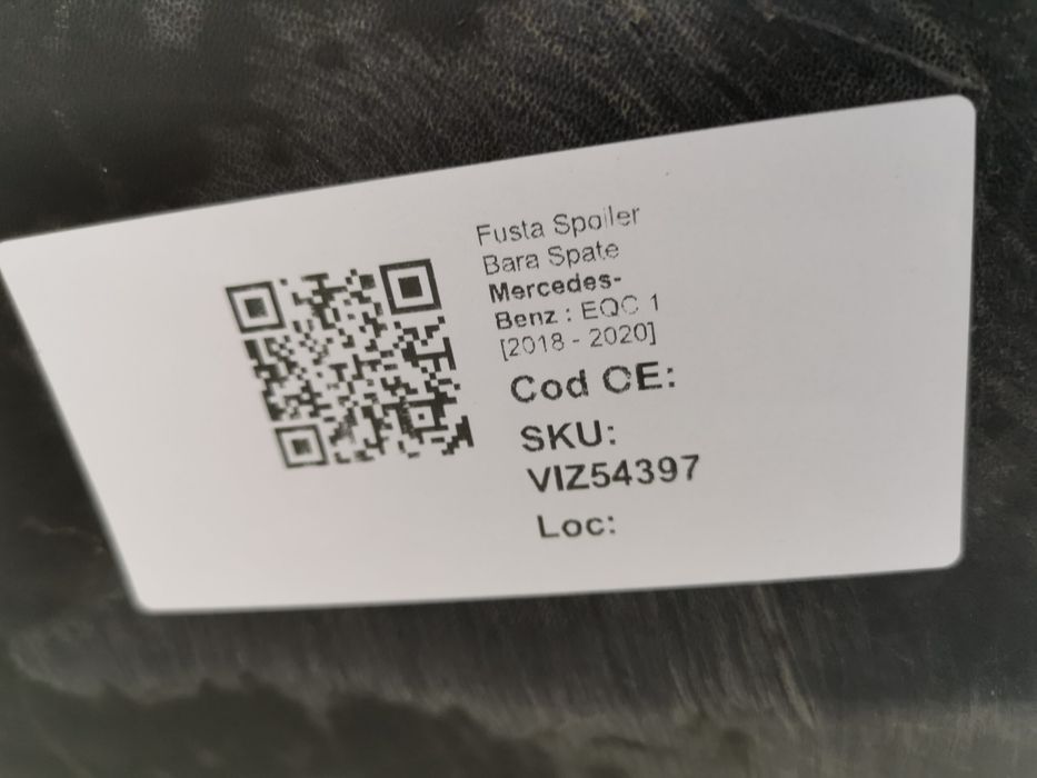 Mercedes-Benz EQC / Мерцедес-Бенц ЕКЮ-Си Оригинален заден спойлер/елем