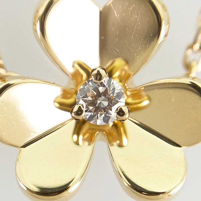 Мини гривна Van Cleef & Arpels Frivole, златна гривна на Ван Клееф