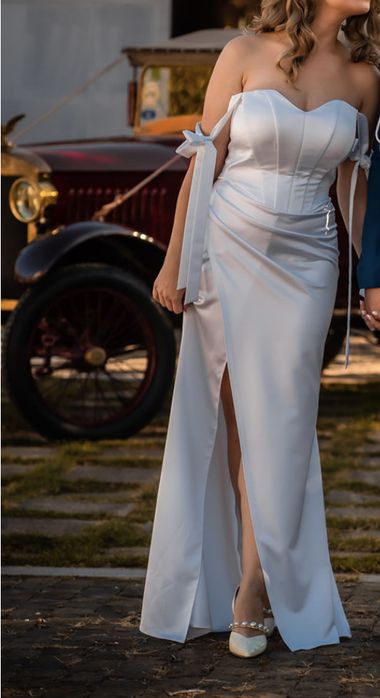Rochie albă cununie/mireasă