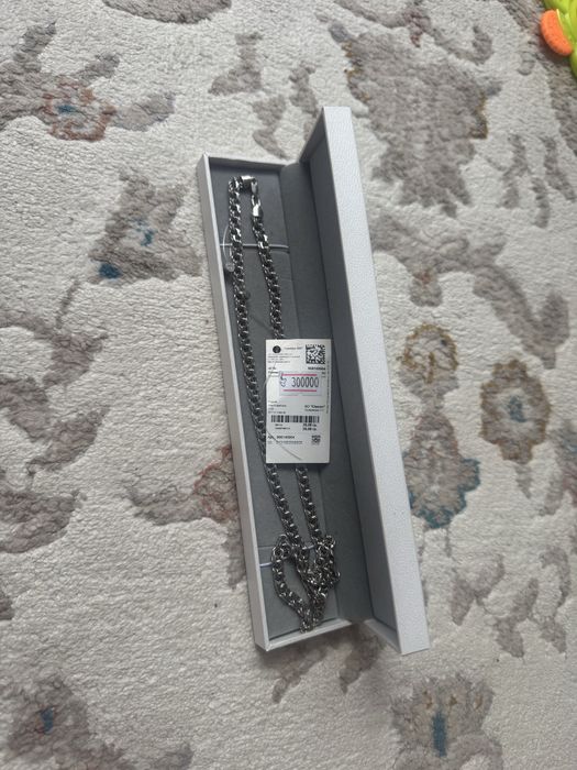 Цепочка серебро новая