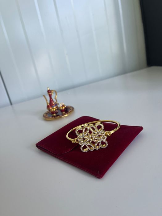 Brățară placată cu aur Loewe
