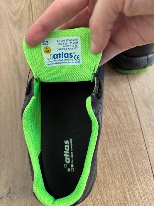 Nou Atlas 41 S3 BOA bocanci piele bombeu protectie impermeabil