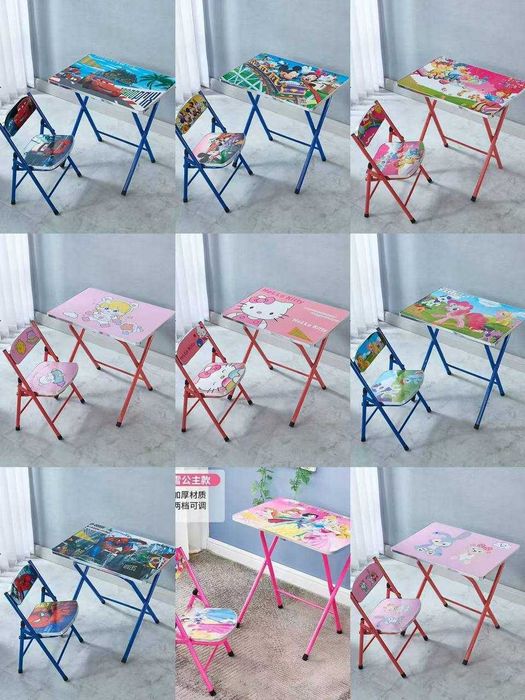 Детский парта Hello Kitty со стулом складной