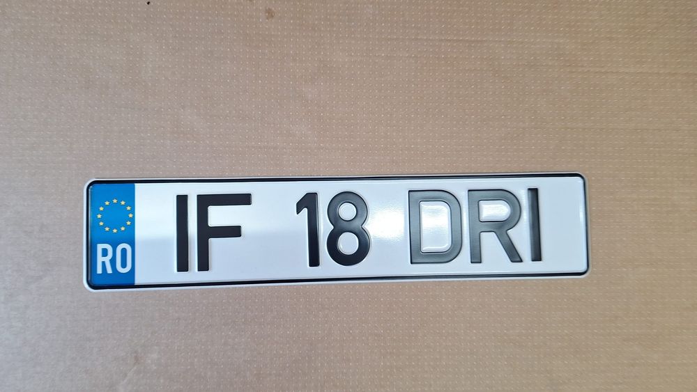 Placute auto numere auto personalizate ornamentale