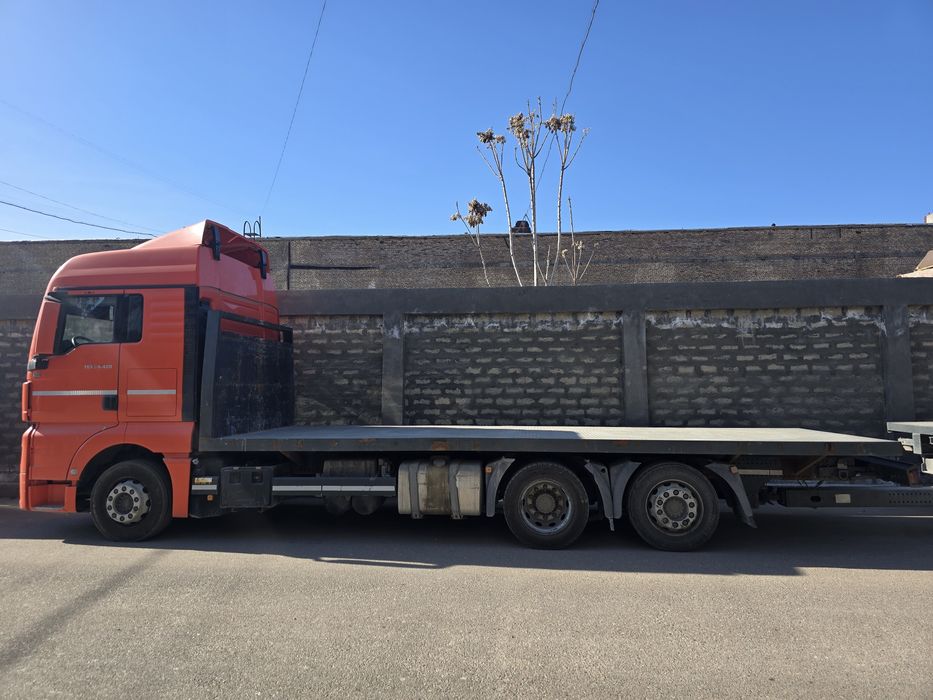 МАН Тга 420 евро 6, паравоз, тандем, площадка