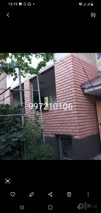 Kladka balkon balkonga g'isht teramiz