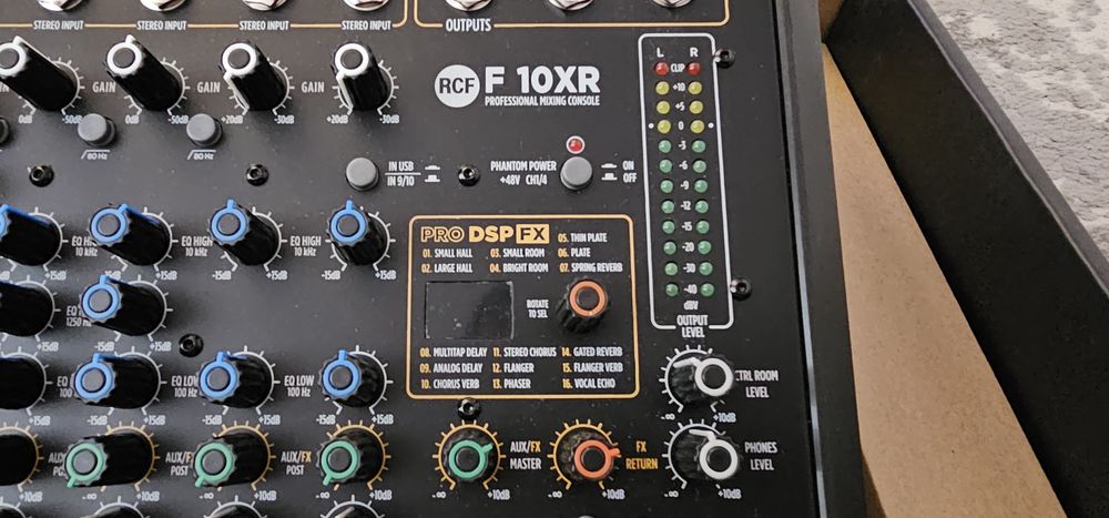 Mixer RCF FX10 Profesional cu Dsp Fx si Usb ptr inregistrari