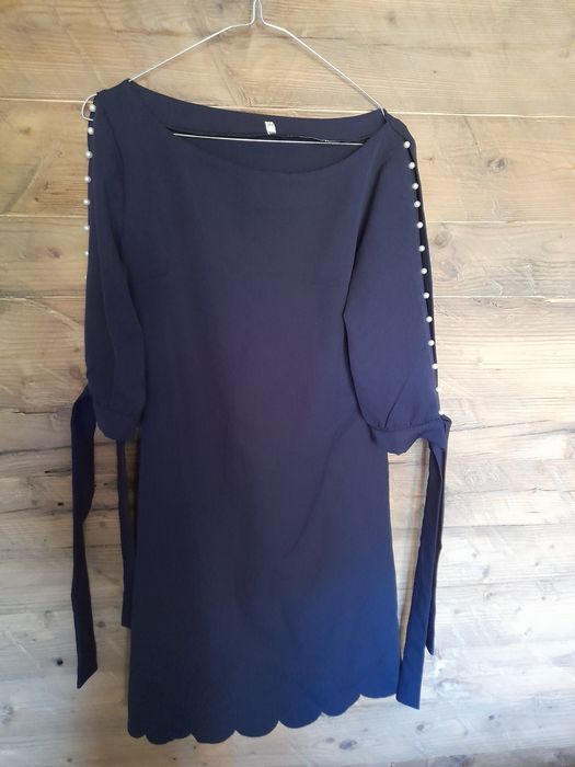Rochie cocktail bleumarin
