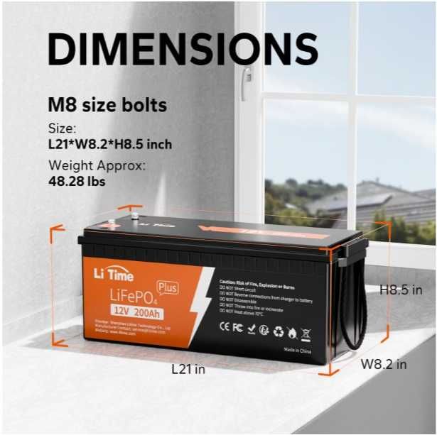 Acumulator LiFePO4 LiTIME