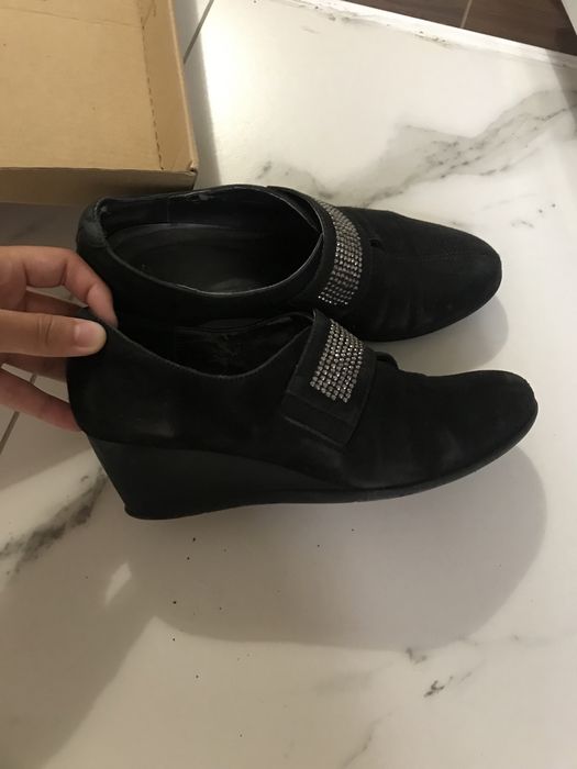 Туфли замшевые 35 размер