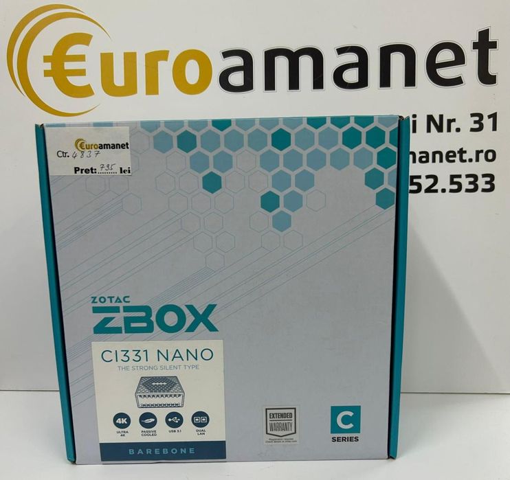 Mini PC Barebone Zotac Zbox cu procesor Intel(R) Celeron(R) N5100 -N-