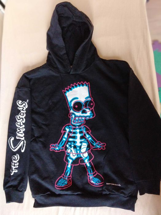 Ватирани суичери One Piece, The Simpsons и Black Panther размер 164