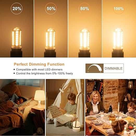 Set spoturi ceramice LED soclu G9