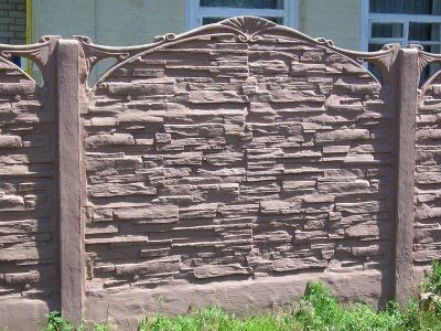 Еврозабор,Бетонная конструкция