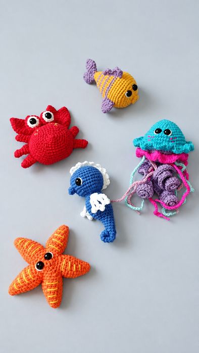 Вязаные игрушки ручной работы