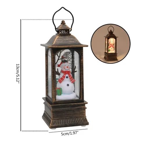 (Sf-38) Волшебный рождественский фонарь-ночник с Санта-Клаусом