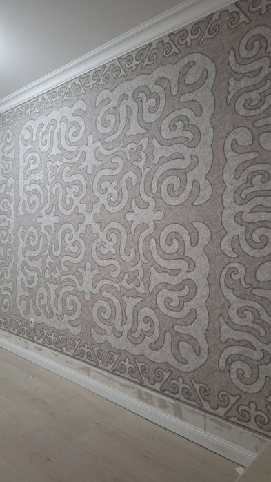 Поклейка обоев   от 7000за рулон