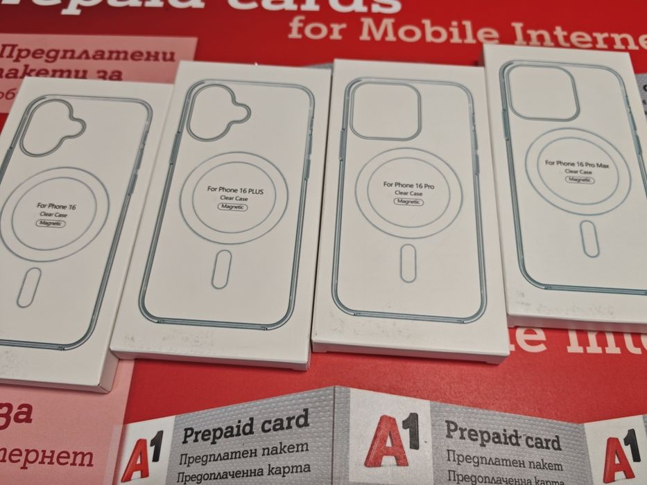 Iphone 16,16+,16 Pro,16 Pro Max  Acrylic Magsafe  прозрачен