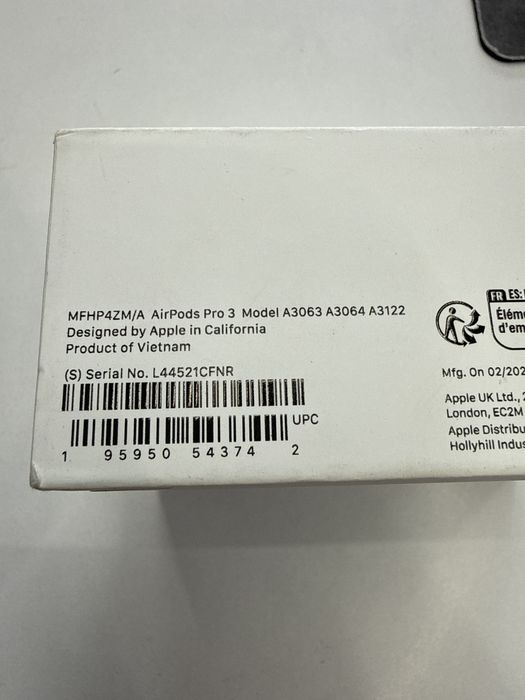 AirPods Pro 3 USB-C Noi Sigilate Originale 100%