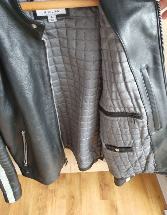 Geaca moto M.JULIAN Wilsons leather negru.