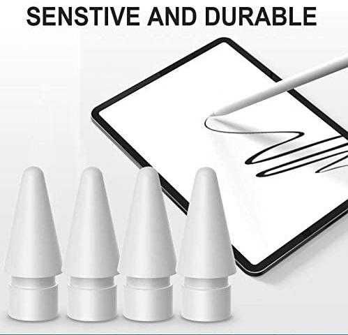 Писци за Apple Pencil 1/2 Клин Връхчета за Подмяна на Износени Главички Резервни Накрайници Apple Pencil 1-во поколение и Apple Pencil 2-ро поколение