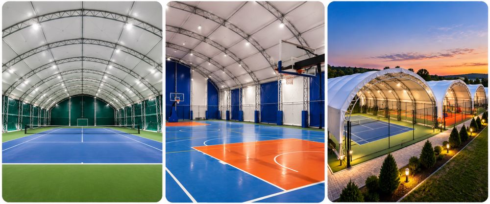 Corturi teren sportiv – Teren tenis / Fotbal / Sală sport