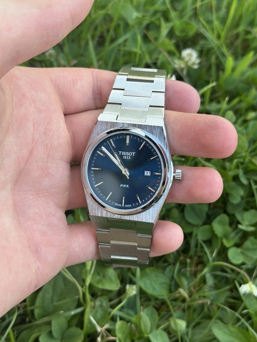 Vand ceas Tissot Prx cadran 40mm albastru inchis