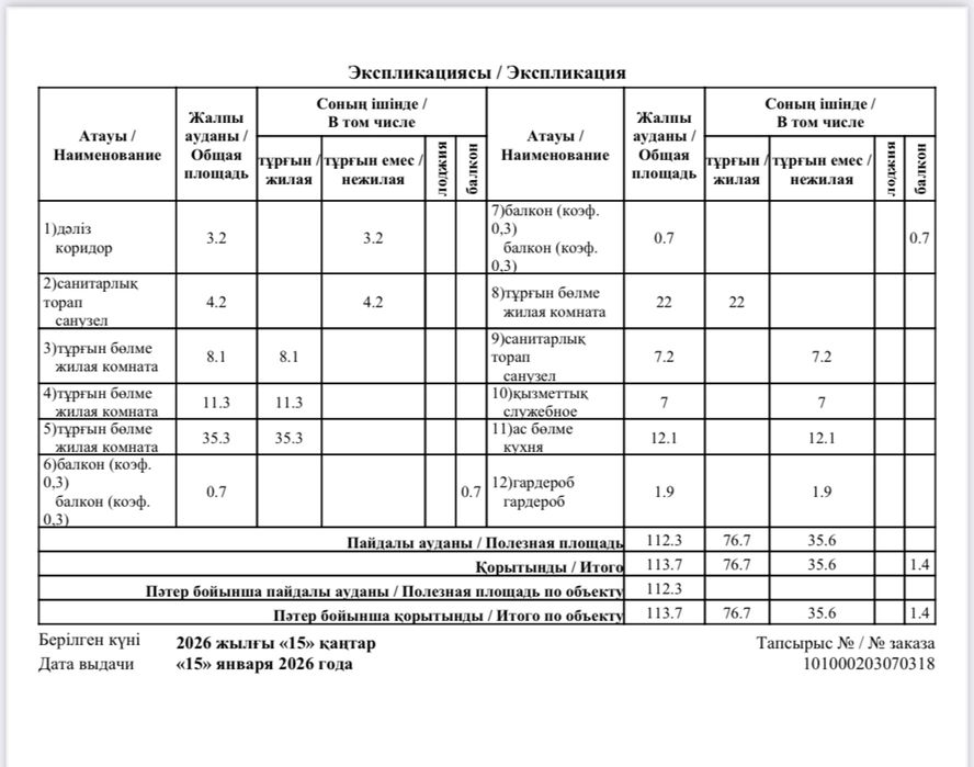 4 комнатная квартира
