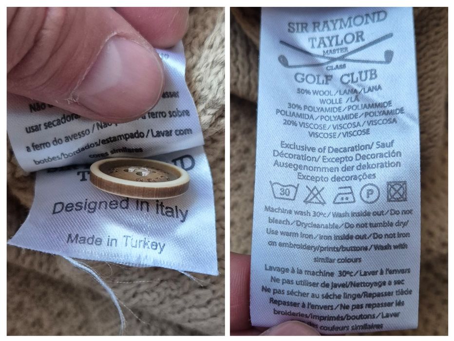 Cardigan Premium de nișă Sir Raymond Taylor, Lână si Viscoză, Damă - L