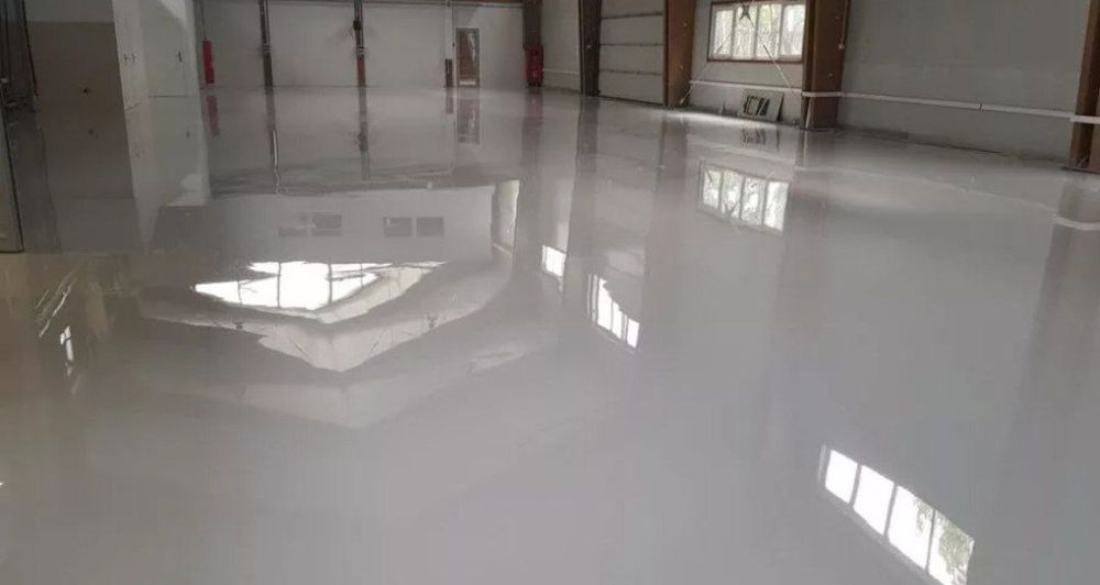 Наливной эпоксид пол полиуретан топинг стяжка