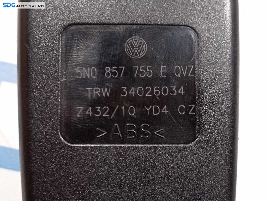 Pretensionare Capsa pentru Centura Siguranta Dreapta Fata Volkswagen Tiguan 2007 - 2015 Cod 5N0857755E [M6470]