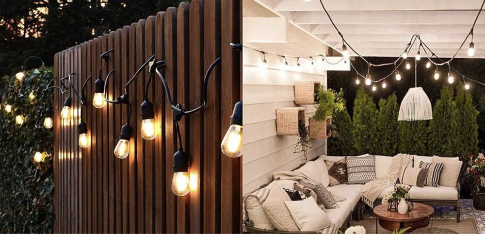 Гирлянда с лампочками