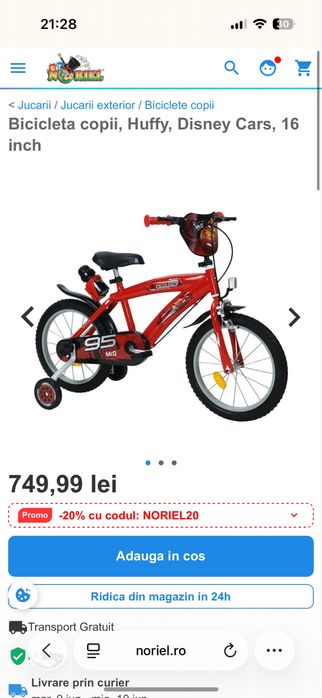 Bicicleta copiii