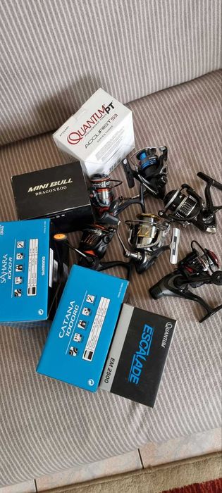 Mulinete spinning daiwa si shimano