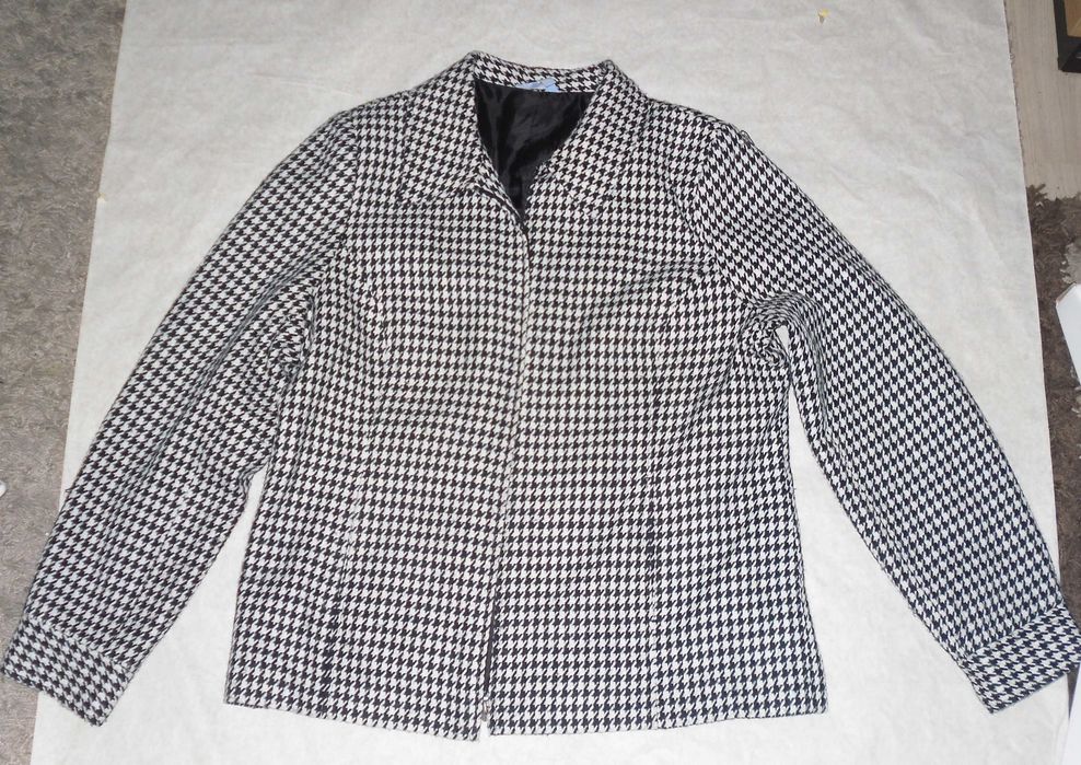 sacou alb negru denver hayes XL