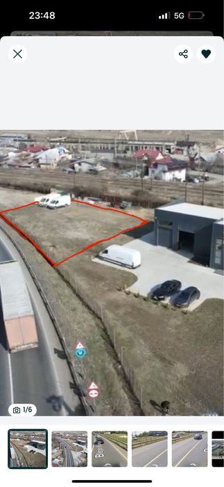 Inchiriez 750 mp de teren in Blejoi deschidere la principa 35 ml