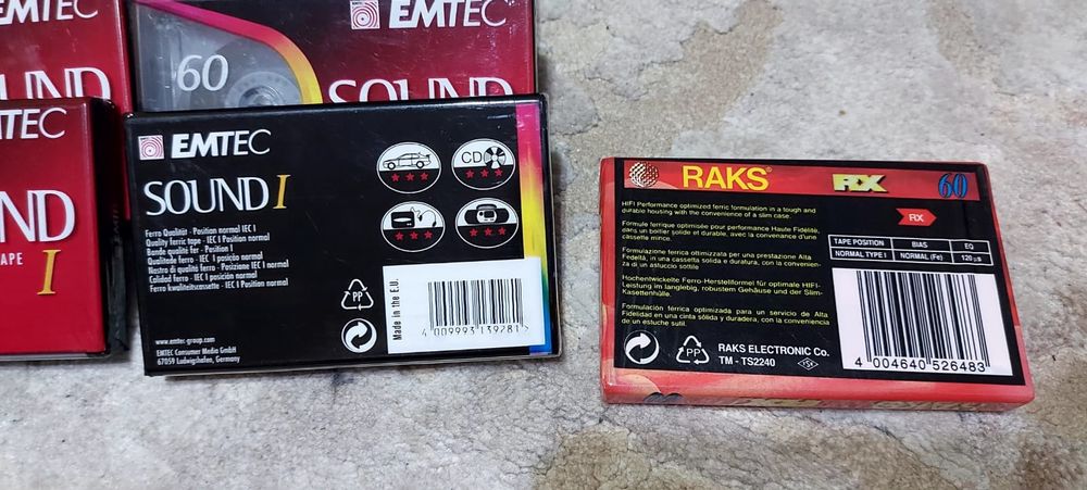 Casete audio sigilate