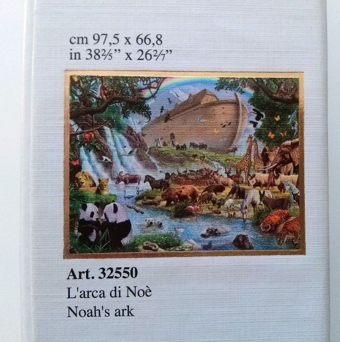 Нареден с рамка пъзел Ноевият ковчег 2000 части, 97,5 х 66,8 см.