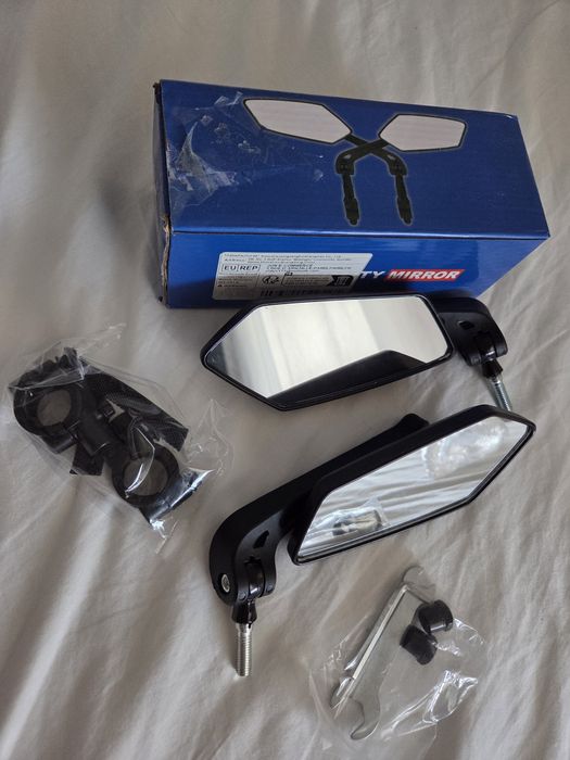 Set 2 oglinzi retrovizoare universale pentru bicicletă / trotinetă – kit complet, noi